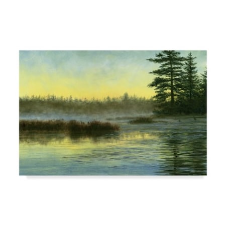 John Morrow 'Morning Burn Off' Canvas Art,12x19